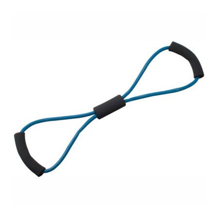 Fabrication Enterprises CanDo BowTie Tubing Exerciser, Blue, 22" 1345829